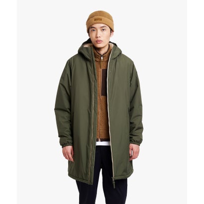 【RainPack Warm】透湿防水 レインパックウォーム ロングジャケット WARM （ダークカーキ）｜詳細画像