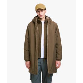 【RainPack Warm】透湿防水 レインパックウォーム ロングジャケット WARM （ダークカーキ）