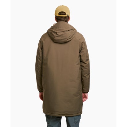 【RainPack Warm】透湿防水 レインパックウォーム ロングジャケット WARM （ダークグリーン）｜詳細画像