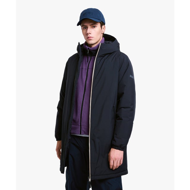 【RainPack Warm】透湿防水 レインパックウォーム ロングジャケット WARM （ブラック）