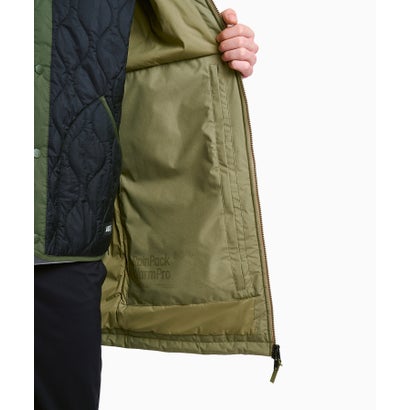 【RainPack Warm】透湿防水 レインパックウォーム ロングジャケット WARM （ワイン）｜詳細画像