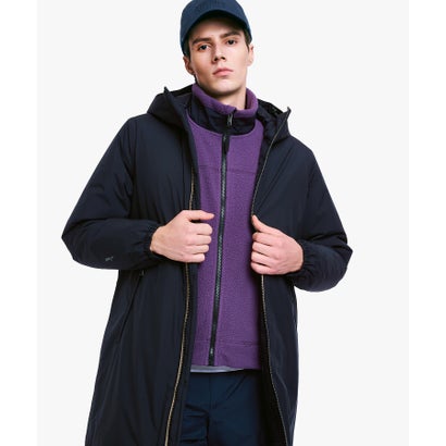 【RainPack Warm】透湿防水 レインパックウォーム ロングジャケット WARM （ワイン）｜詳細画像