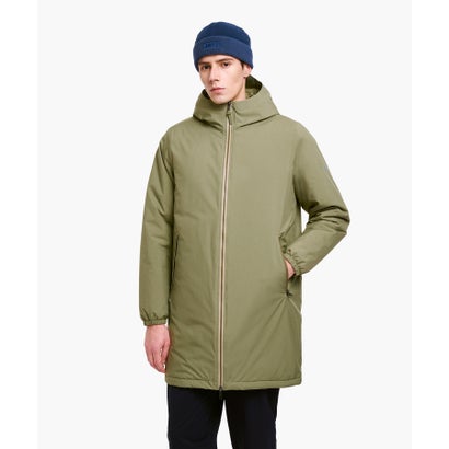 【RainPack Warm】透湿防水 レインパックウォーム ロングジャケット WARM （ダークグリーン）｜詳細画像