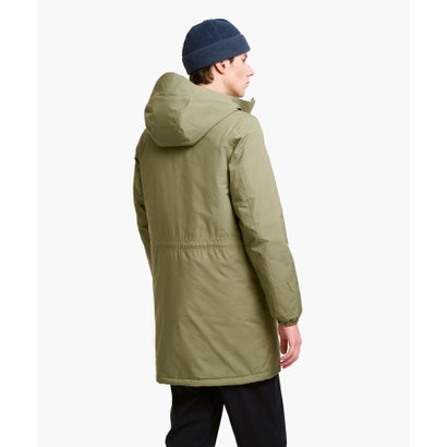【RainPack Warm】透湿防水 レインパックウォーム ロングジャケット WARM （ダークグリーン）｜詳細画像