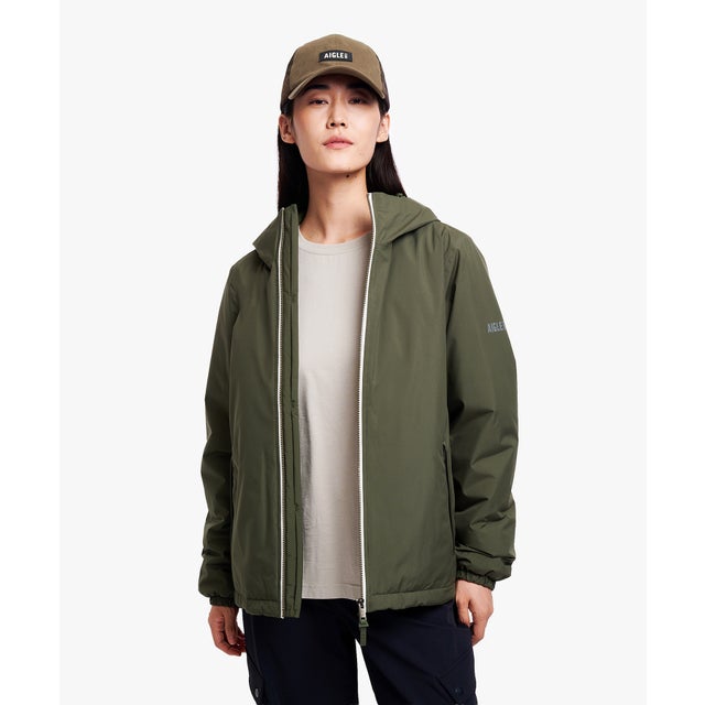 【RainPack Warm】透湿防水 レインパックウォーム ショートジャケット WARM （ダークグリーン）
