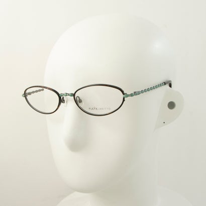 アキット AKITTO メガネ 眼鏡 アイウェア レディース メンズ （ブラウン/ターコイズ）｜詳細画像