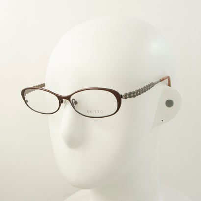 アキット AKITTO メガネ 眼鏡 アイウェア レディース メンズ （ブラウン/ライトグリーン）｜詳細画像