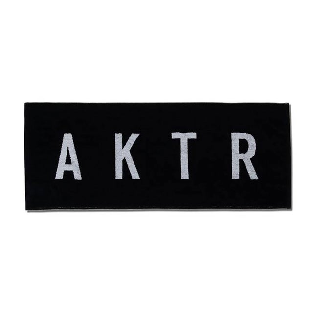 スポーツタオル「ロゴ」（SPORTS TOWEL LOGO） （BK）