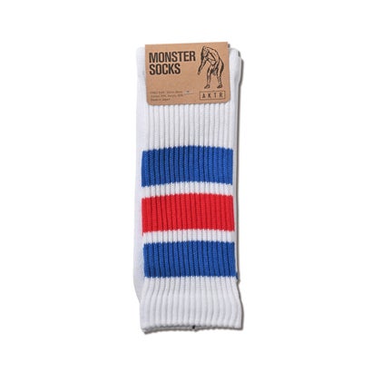 アクター AKTR ベーシック モンスター ソックス（BASIC MONSTER SOCKS） （WHxBL）｜詳細画像