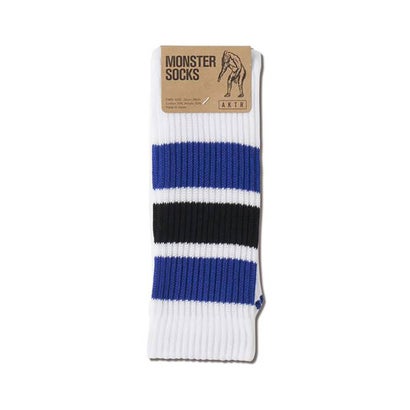 アクター AKTR モンスターソックス（MONSTER SOCKS） （WHxBL）｜詳細画像