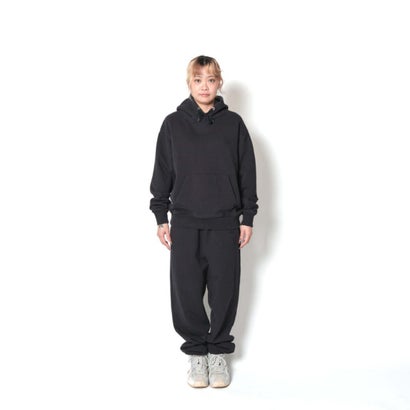 トライライン エイジド フーディー（TRI-LINE AGED HOODIE） （BK）｜詳細画像