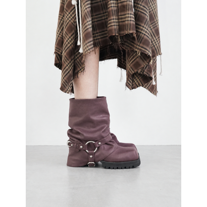 MAKOTO HARNESS BOOTS （Brown）｜詳細画像