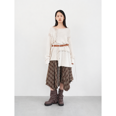 MAKOTO HARNESS BOOTS （Brown）｜詳細画像