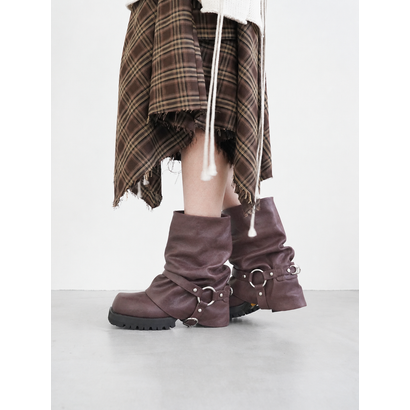 MAKOTO HARNESS BOOTS （Brown）｜詳細画像