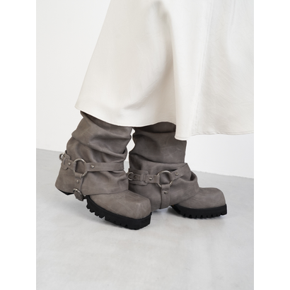 MAKOTO HARNESS BOOTS （Gray）｜詳細画像
