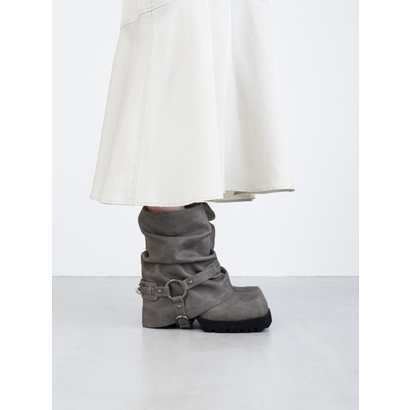 MAKOTO HARNESS BOOTS （Gray）｜詳細画像