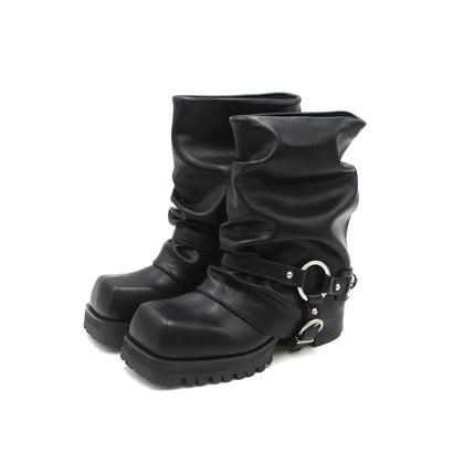 MAKOTO HARNESS BOOTS （Gray）｜詳細画像