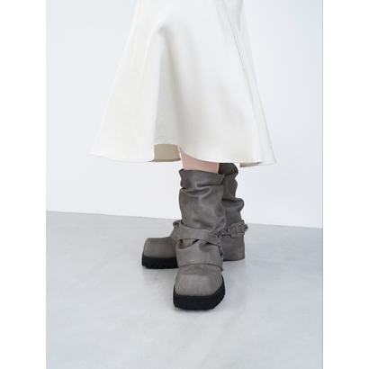 MAKOTO HARNESS BOOTS （Gray）｜詳細画像