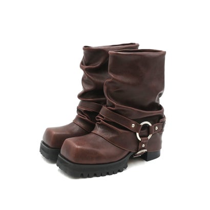 MAKOTO HARNESS BOOTS （Black）｜詳細画像