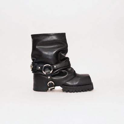 MAKOTO HARNESS BOOTS （Black）｜詳細画像