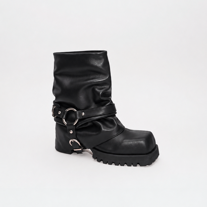 MAKOTO HARNESS BOOTS （Black）｜詳細画像