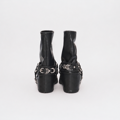 MAKOTO HARNESS BOOTS （Black）｜詳細画像