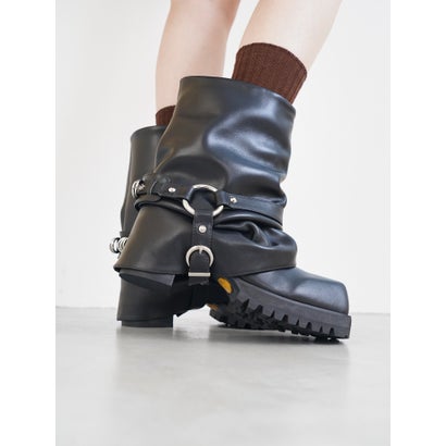 MAKOTO HARNESS BOOTS （Black）｜詳細画像
