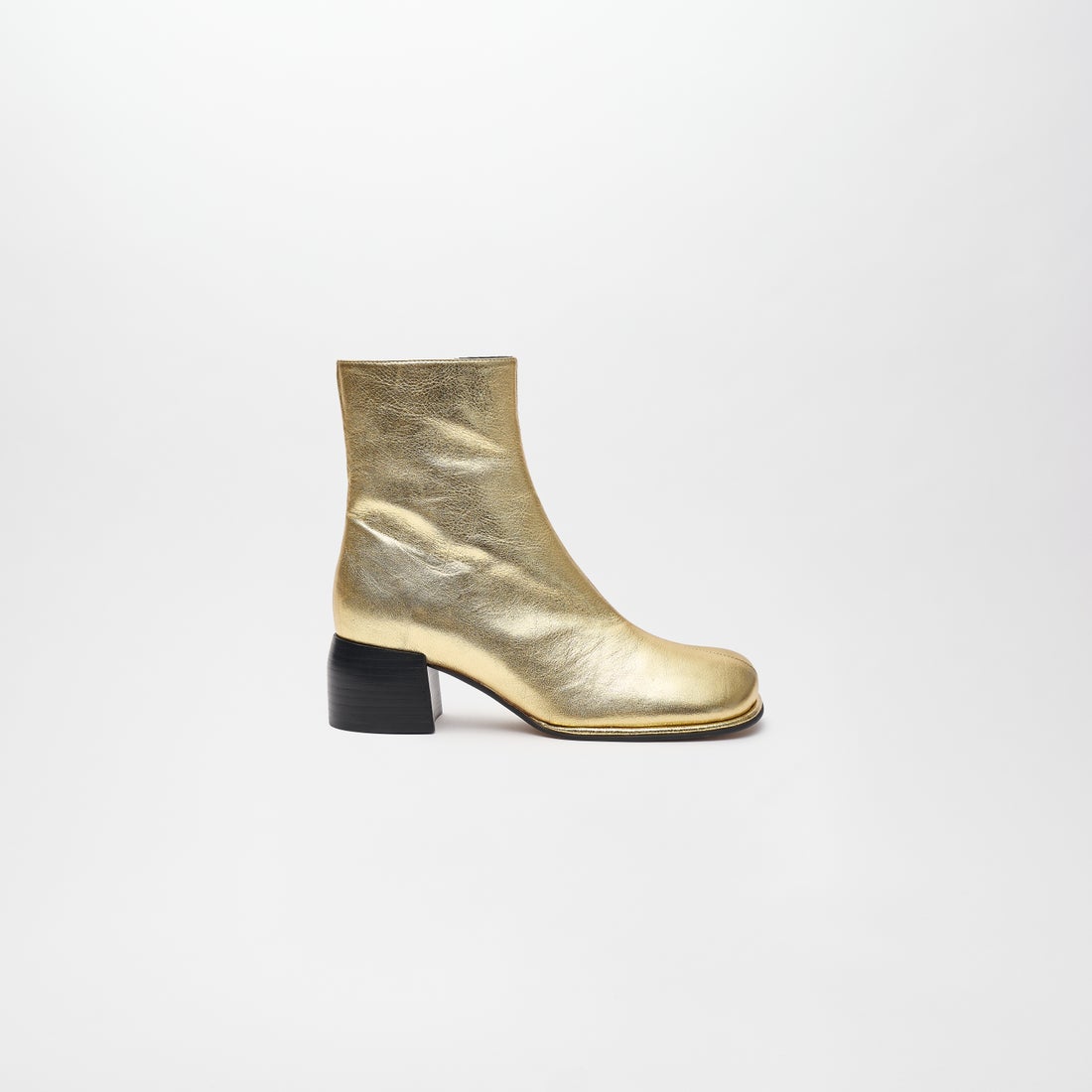 ADELA LEATHER BOOTS （GOLD）