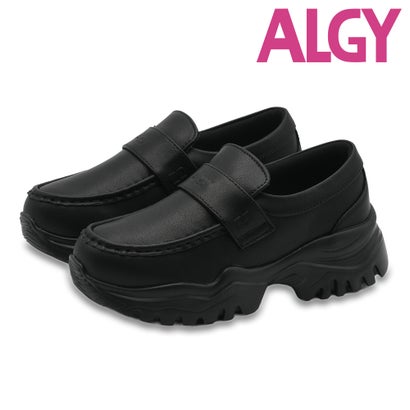 アルジー algy フォーマル キッズ 子供靴 4505 アルジー 厚底 （ブラック）｜詳細画像