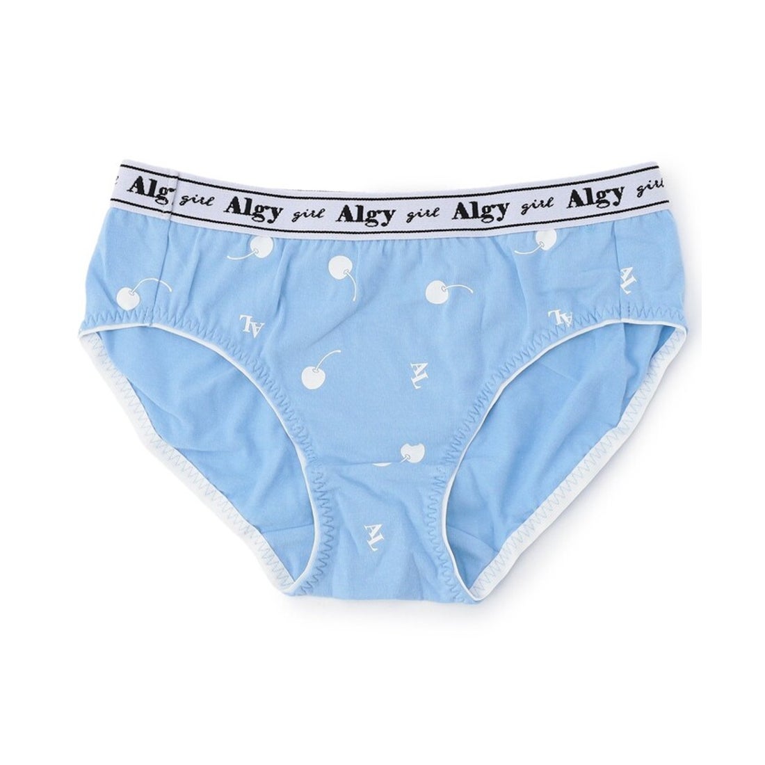アルジー algy チェリー総柄ロゴショーツ【返品不可商品】 （サックス