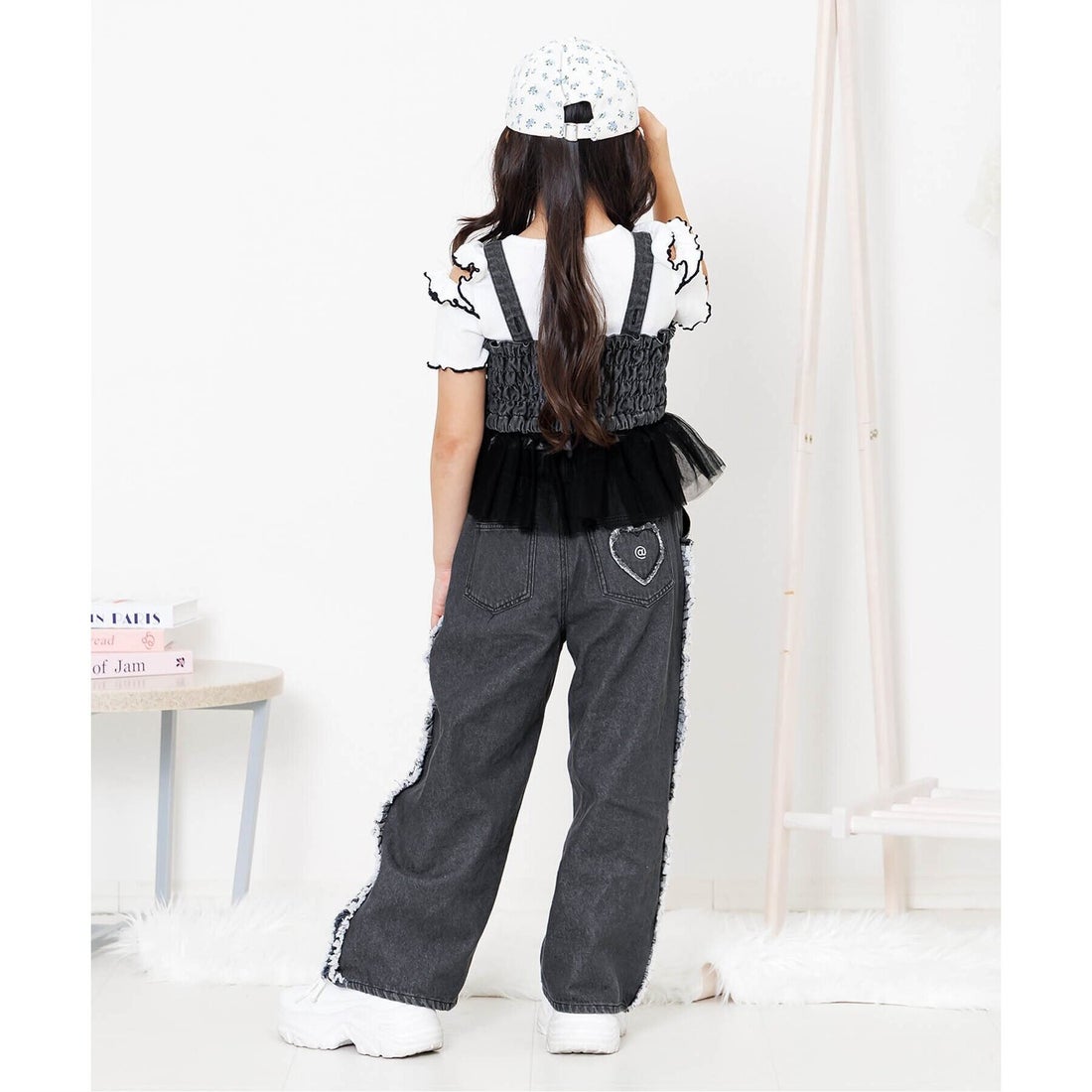 ALGY 2WAYビスチェ・パンツセット グレー 150センチ アルジー algy 2WAYビスチェ＆パンツセット （グレー） -ファッション