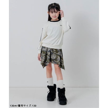 アルジー algy イレギュラーヘムサイドラインカットスカパン （ブラック）｜詳細画像