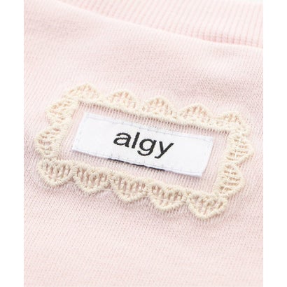 アルジー algy ギンガムチェックロゴトレーナー （ブラック）｜詳細画像
