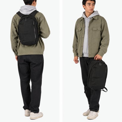 リュック メンズ レディース ブランド カジュアル 通勤 軽量 軽い 旅行 おしゃれ PC 14インチ ナイロン バックパック METRO BACKPACK 12L AXOFLUX 400D 4270 （BLACK-N）｜詳細画像