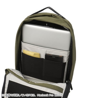 アルパカ ALPAKA リュック メンズ レディース 軽量 バッグ 軽い ブランド カジュアル 通勤 旅行 PC 14インチ ナイロン バックパック METRO BACKPACK AXOFLUX 400D 4270 （GREEN-N）｜詳細画像