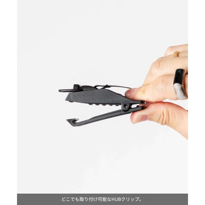 HUB KEYCHAIN ハブ キーチェーン AB010090100 バッグ用アクセサリー （BLACK/ブラック）｜詳細画像