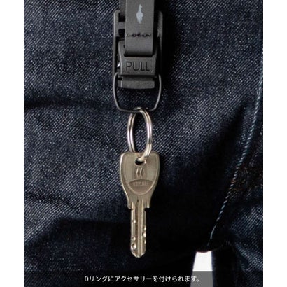 HUB KEYCHAIN ハブ キーチェーン AB010090100 バッグ用アクセサリー （BLACK/ブラック）｜詳細画像