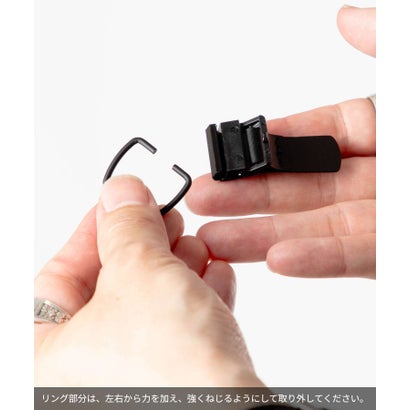 HUB KEYCHAIN ハブ キーチェーン AB010090100 バッグ用アクセサリー （BLACK/ブラック）｜詳細画像