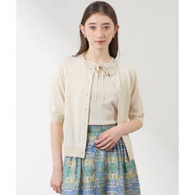 【接触冷感・UV対策】ドライレーヨンストレッチ ラメニットプルオーバー （ゴールド）
