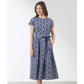 【LIBERTY】May Morris サックワンピース （ブラックネイビー）