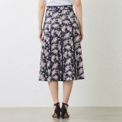 アマカ AMACA 【LIBERTY】Archive Lilac スカート （ブルー）｜詳細画像