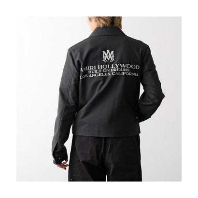 AMIRI シャツジャケット AMOUJA1146 コットン （001/Black/ブラック）｜詳細画像