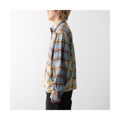 アミリ AMIRI AMIRI シャツ MA QUAD BLEACHED FLANNEL AMTOSH1187 （420/Blue/ブルー他）｜詳細画像