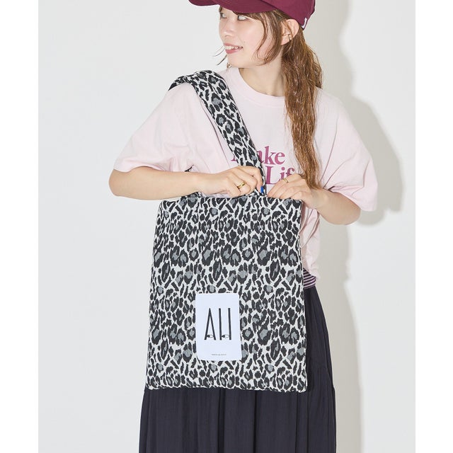 26AWパテッドホリホリトートバッグ （レオパード）