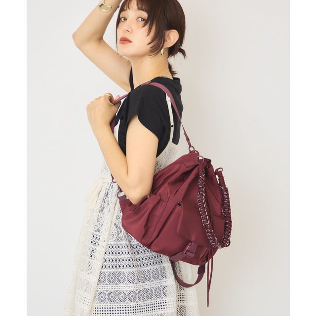 7DAYS BAG/ショルダー （ボルドー）