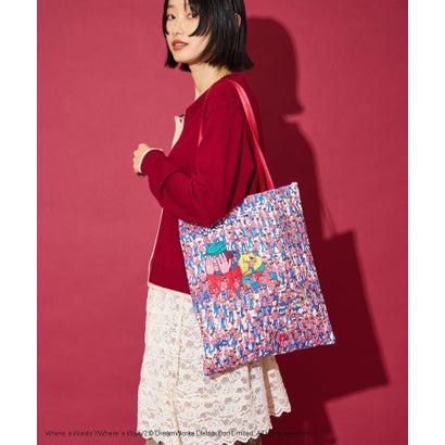 【WHERE'S WALLY?】MAPプリントトートBAG （ブルー）｜詳細画像