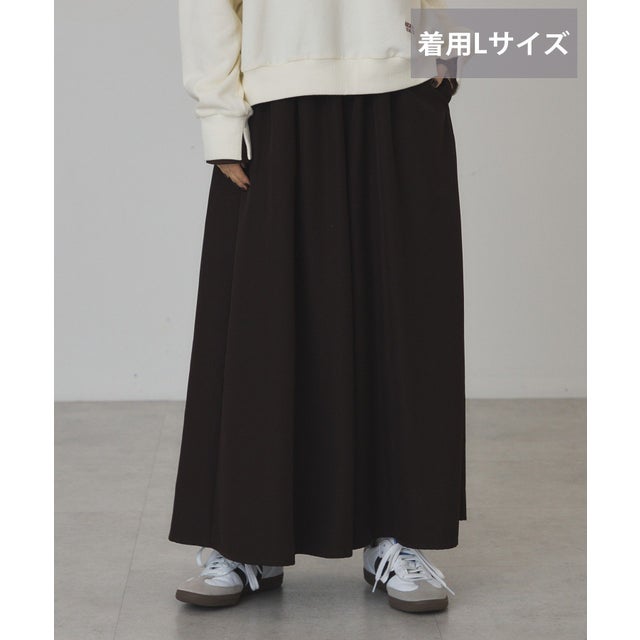 【選べる丈】ヘリンボーンスカーチョ （ブラウン）