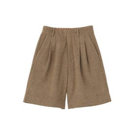 ツィードハーフパンツ （キャメル）