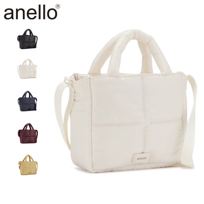 アネロ anello anello アネロ バッグ ショルダーバッグ レディース 斜めがけ 大人 小さめ 軽量 PILLOWY 2WAY MINI SHOULDER AIB5222 （ブラック）｜詳細画像