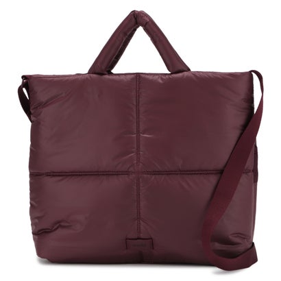 アネロ anello anello アネロ バッグ ショルダーバッグ レディース 15L A4 斜めがけ 大きめ ファスナー付き 軽量 大容量 PILLOWY 2WAY SHOULDER AIB5223 （ダークボルドー）｜詳細画像